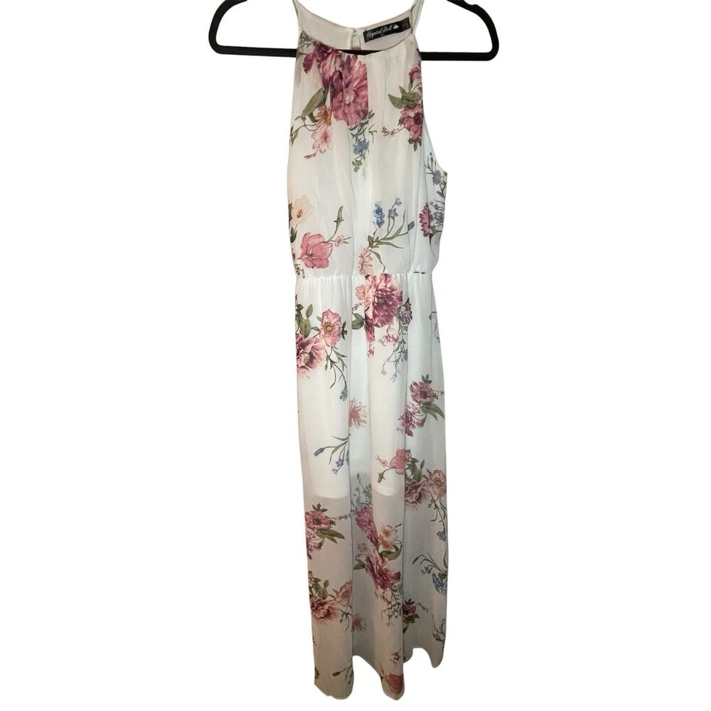 Crystal Doll Women’s Maxi Dress Size Medium White Summer Wedding Guest Dress